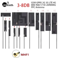 GSM GPRS 2G 3G LTE 4G Внутренняя мягкая плата FPC Антенна сигнальный усилитель Ipex U.FL RG1.13 20 см кабель 8dbi 700-2700 МГц