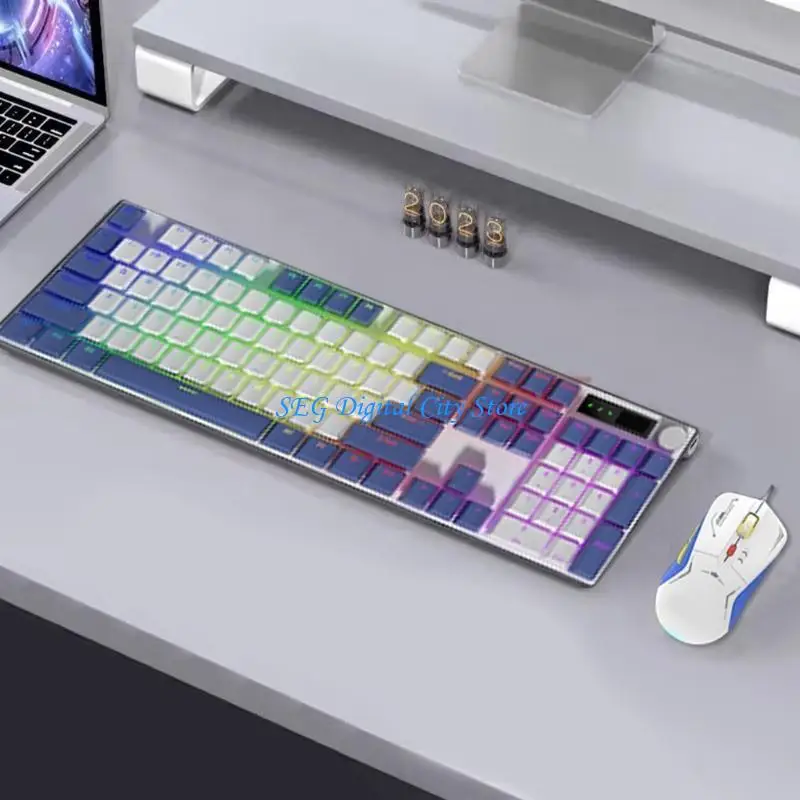 

U75B Unisex Cored Keyboards and Mouse Gaming Set with Light Effects, Mechanical