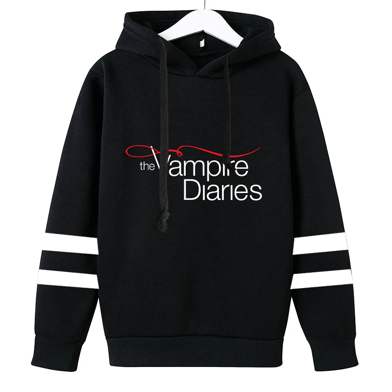 

The Vampire Diaries Boys Girls Cartoon Hoodies Women Unisex Harajuku Cute Sweatshirt Manga Streetwear Hoody Female