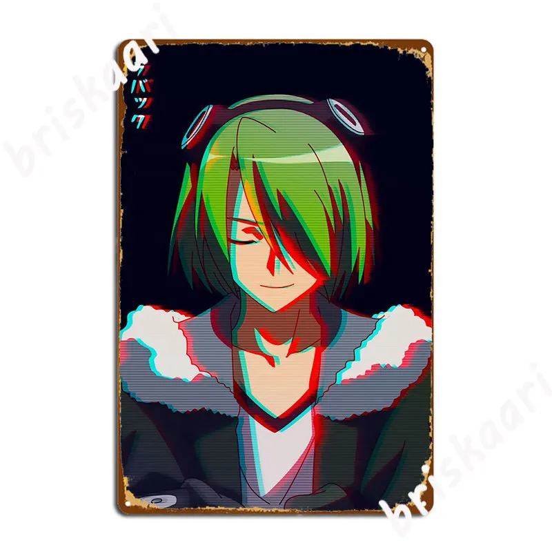 Akame Ga Kill Lubbock Metal Sign Bar Cave Wall Plaque Cinema Garage Funny Tin Sign Poster