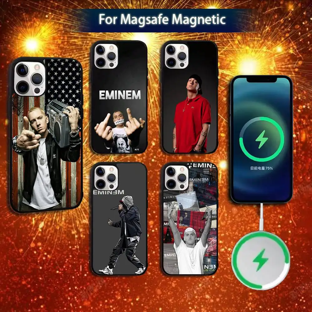 

Rapper E-Eminem Phone Case For iPhone 16e,16,15,14,13,12,11,Plus,Pro,Max,Mini Magsafe Magnetic Wireless Charging