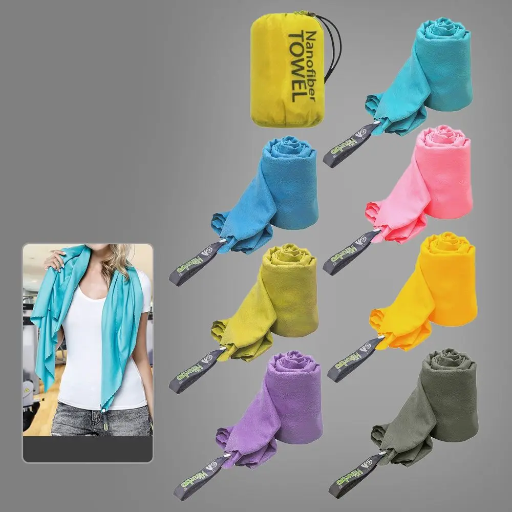 Super Absorbent Sports Quick Drying Towel Storage Bag Lightweight Microfiber Towel Machine Washable Comfortable Travel Towel