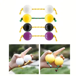 Sand Egg Asalato African Shakers Rhythm Fingertip Ball Percussion Instrument Accessories Abs Sand Ball