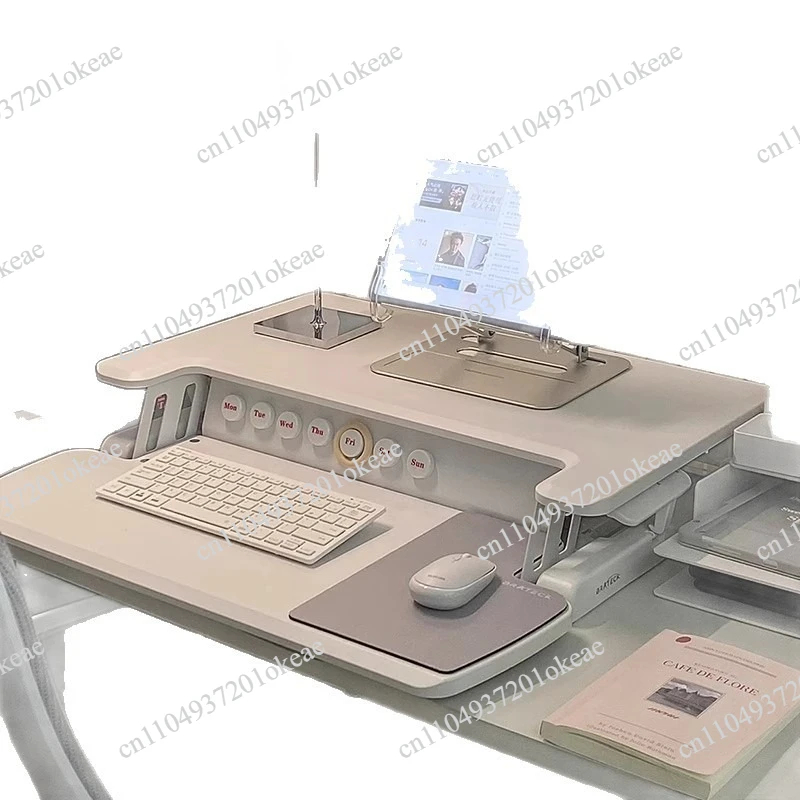 Standing desk Lifting workbench Computer desk Desktop heightening notebook desktop folding bracket