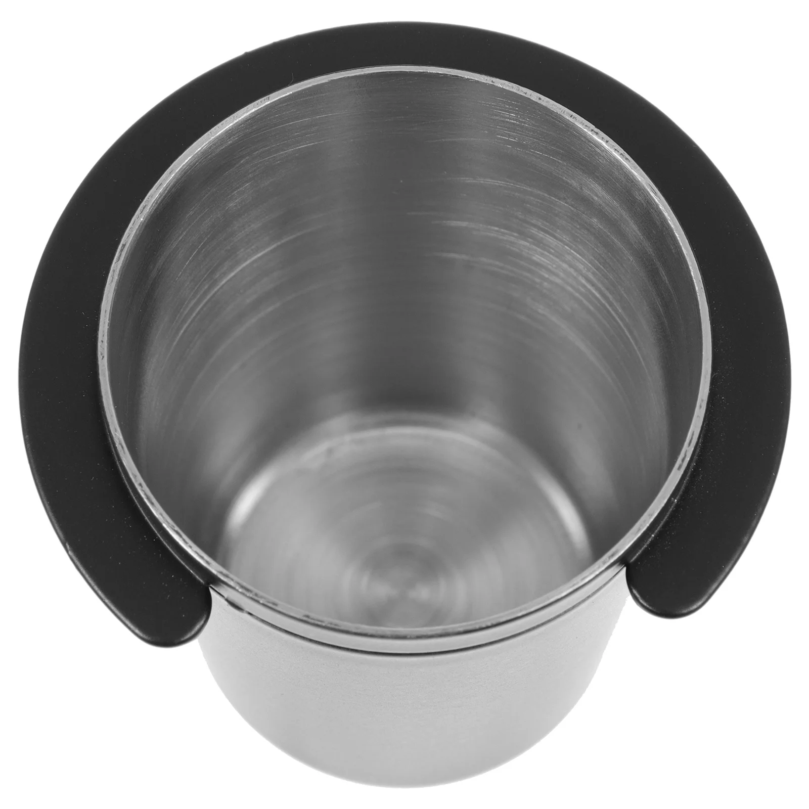 1 قطعة كوب استقبال المسحوق المدمج من الفولاذ المقاوم للصدأ ماكينة القهوة ملحق حاوية تخزين المسحوق للقهوة المنزلية #4