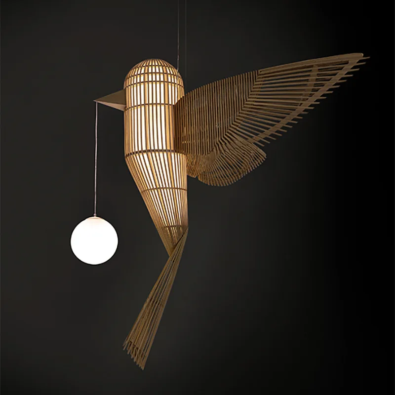Hotel lobby chandelier flying birds, creative personalized art modeling lights, designer shopping mall supermarket exhibition