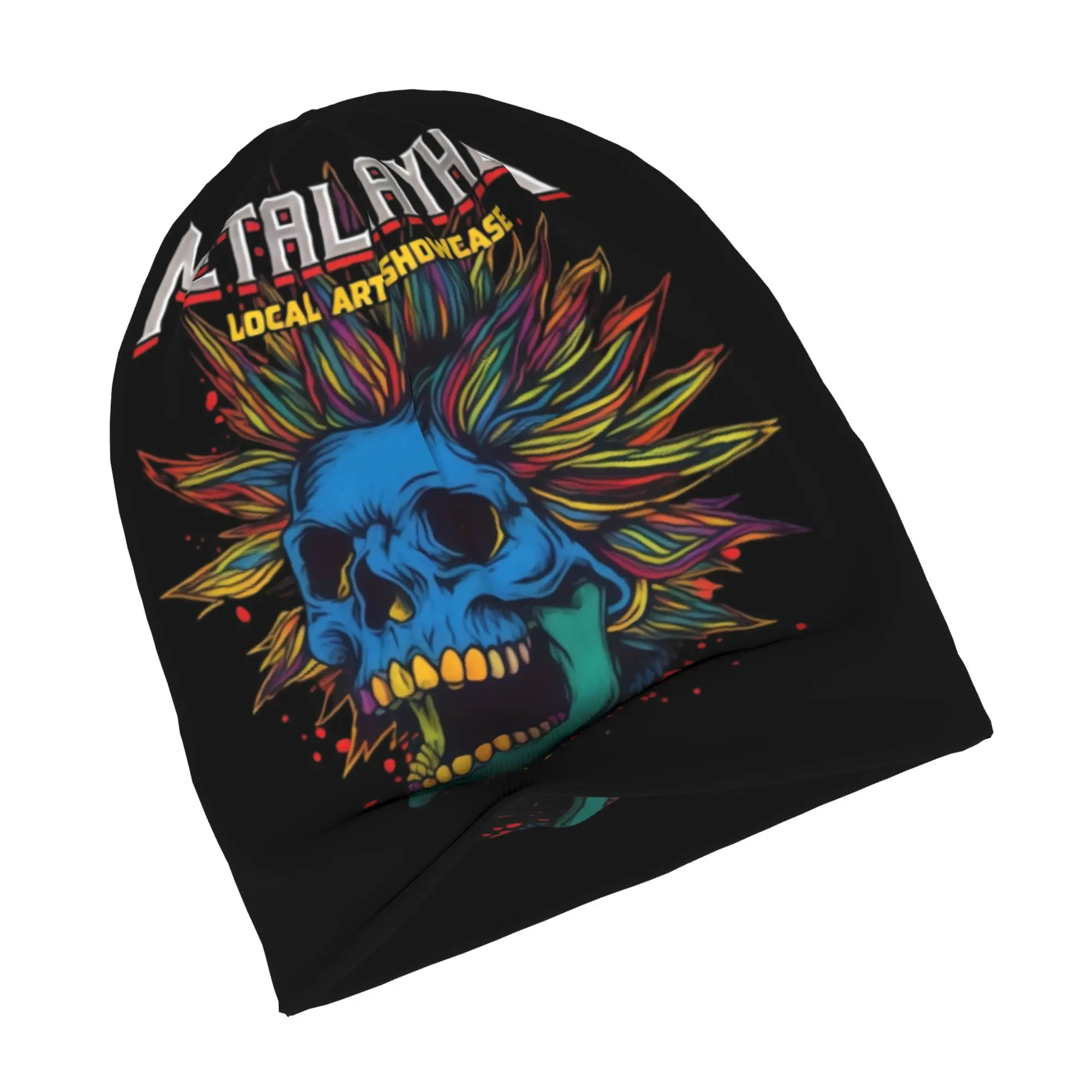 Skull Metal Mayhem Heavy Metal Hard Rock Music  Bonnet Hats  Cool Knitting Hat For Men Women Winter Warm  Skullies Beanies Caps
