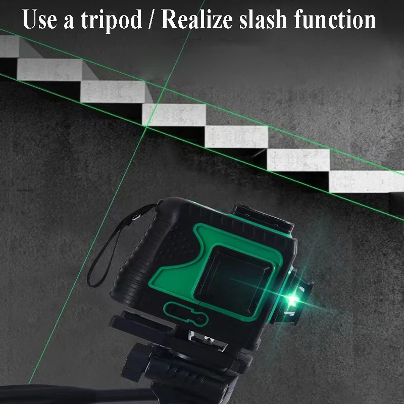 Livello laser 8/12/16 Linea Potente strumento ottico laser verde autolivellante 360 °   Strumento di costruzione laser remoto laser rotante