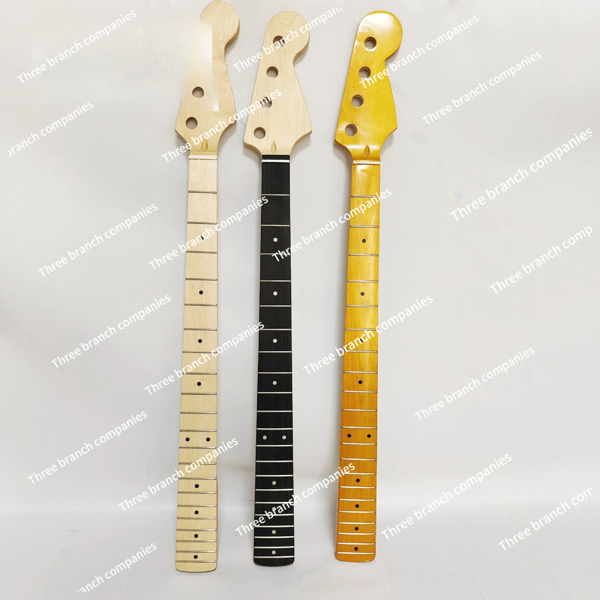 

Wood Guitar Accessories Neck PB Electric Bass Handle Material 21 Pins Maple Electric Bass Finished Guitar Handle 3 Colors