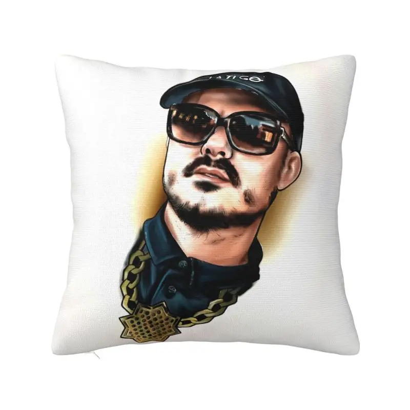 

Custom Spanish Rapper Dellafuente Pillow Case 40x40cm Cushions Cover for Sofa Square Pillowcase