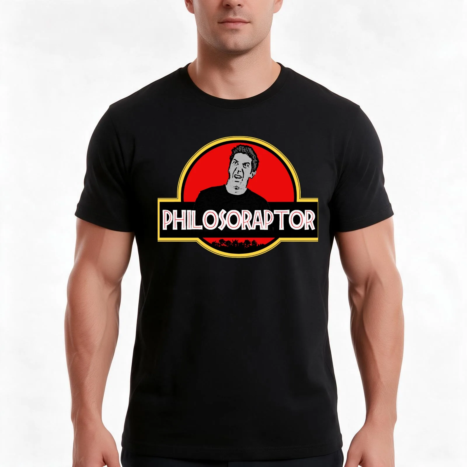Ross Geller Philosoraptor Classic T-Shirt Summer Casual Cotton Tee Oversized Streetwear Tops Vintage Graphic Print