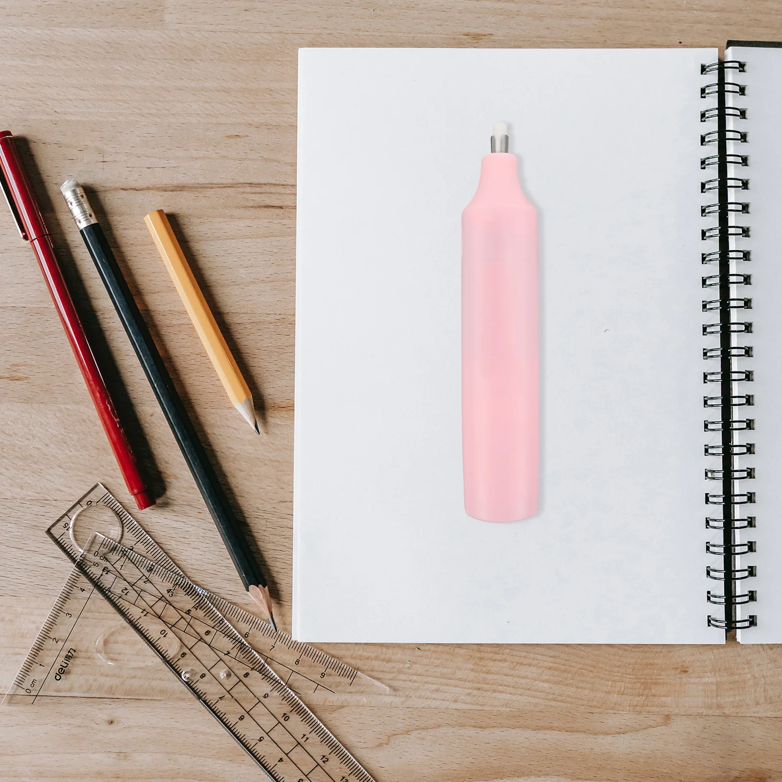 1Set Electric Eraser Smooth Efficient Erasing for Pencil Writing Drawing Painting Portable School Stationery Learning Gift
