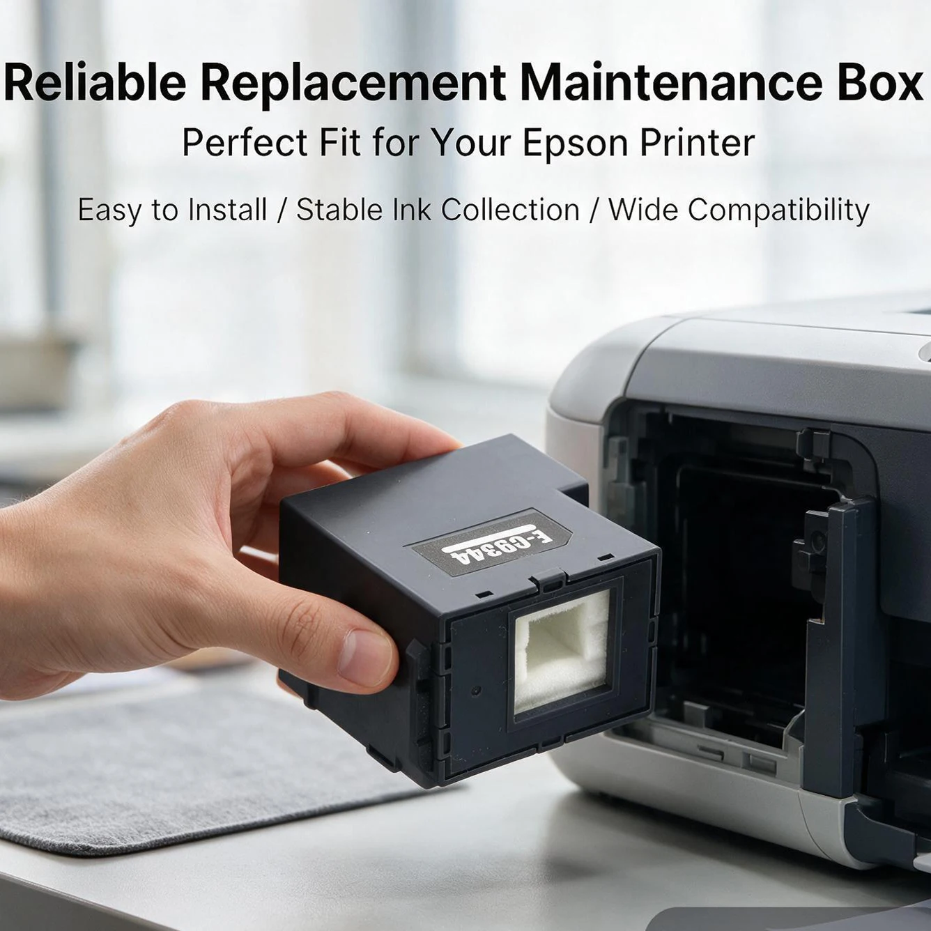 C9344 Maintenance Box For Epson XP-2100 2105 XP-3100 XP-3105 XP-4100 XP-4105 2810 XP-2200 L3560 L3550 L5590 Printer