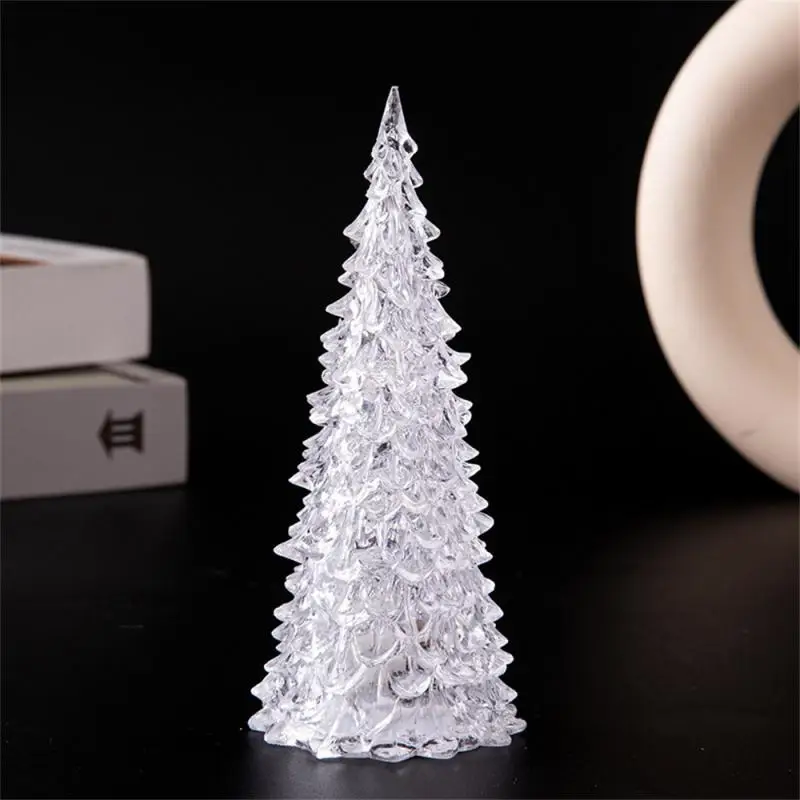Christmas Tree Colorful Changing LED Desk Table Lamp Light With Seven Colors Romatic(Size:12cm X 5.5cm)