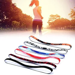 Sport Hairband Running Head Band Sweat Anti-slip Elastic Biking Sweatband Bands Headbands For Women Men badminton Hair Grip