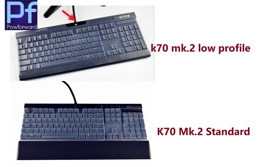 Clavier Gaming Corsair K70 RGB MK.2 - Mécanique Cherry MX Brown, Rétroéclairage RGB, Repose-poignet, USB, Layout UK - 12