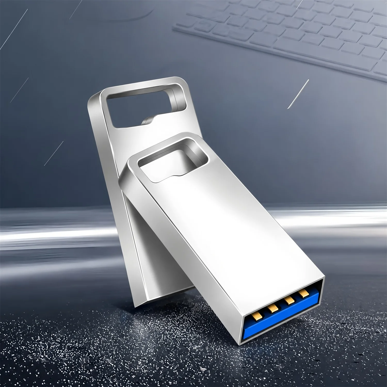 Mini Metal USB 2.0 Flash Drives 128GB High Speed Pen Drive 64GB Waterproof Memory Stick 32GB Red Blue Silver Pendrive 16GB 8GB