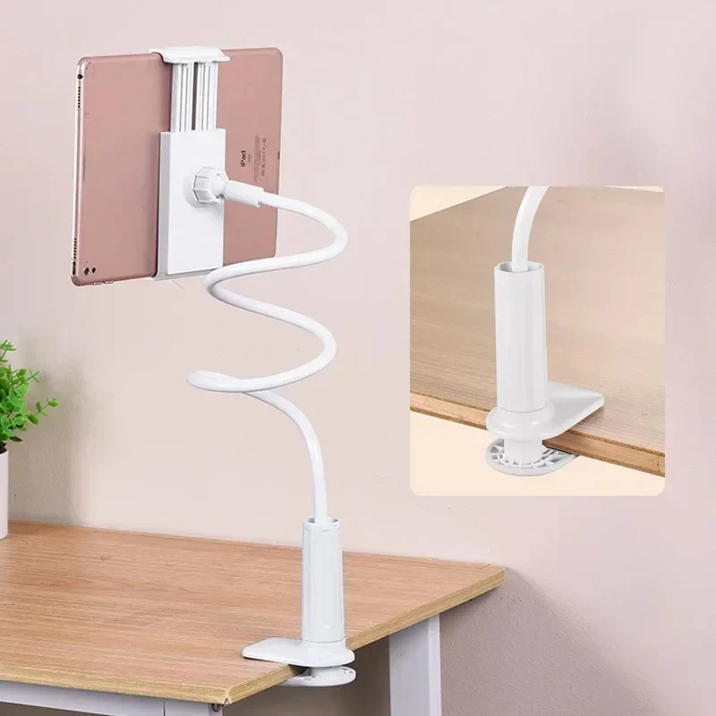 

2PCS Bedside Table Tablet Stand Adjustable Long Arm Clamp Tablet Lazy Stand Suitable for IPad Samsung Xiaomi 4-11 Inches