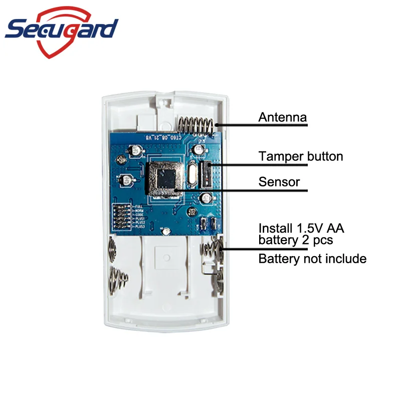 Sensor de inmunidad para mascotas al aire libre, Detector de movimiento inalámbrico de 25kg, Detector infrarrojo PIR, sistema de alarma de seguridad