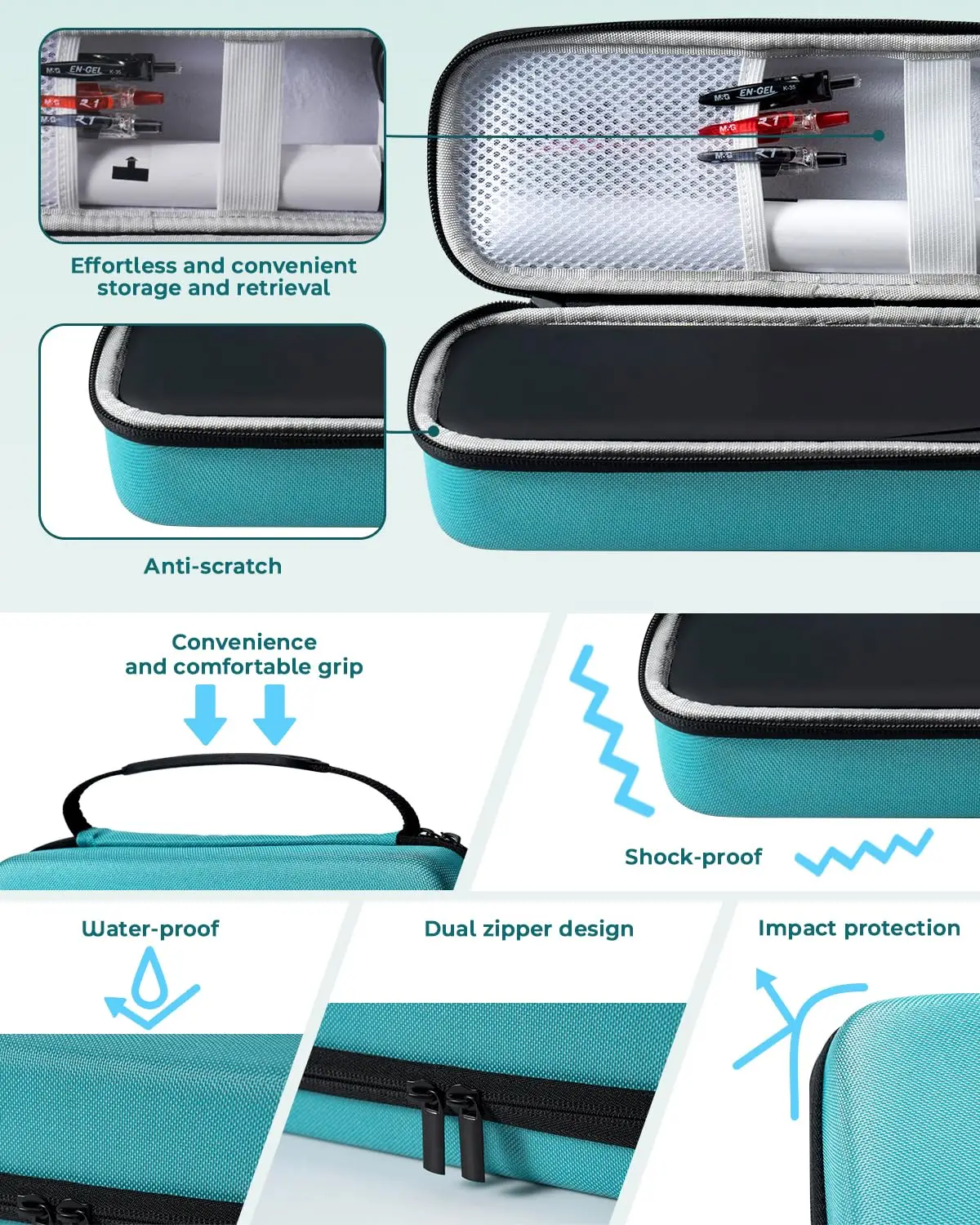 Phomemo Carrying Case Portable Printer Case Compact Lightweight Bag Compatible with M832 M834 M835 Portable Travel Printer