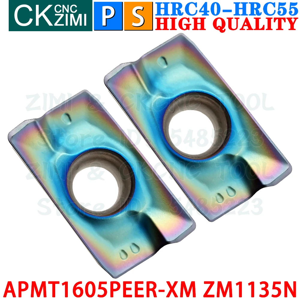 APMT1605PEER-XM ZM1135N APMT 1605 PEER XM ZM1135N Inserto in metallo duro Fresatura di spallamenti Utensili per inserti APMT 1605PEER APMT 1605 APMT1605 BAP400R 400R Tornio CNC indexabile Utensile da taglio