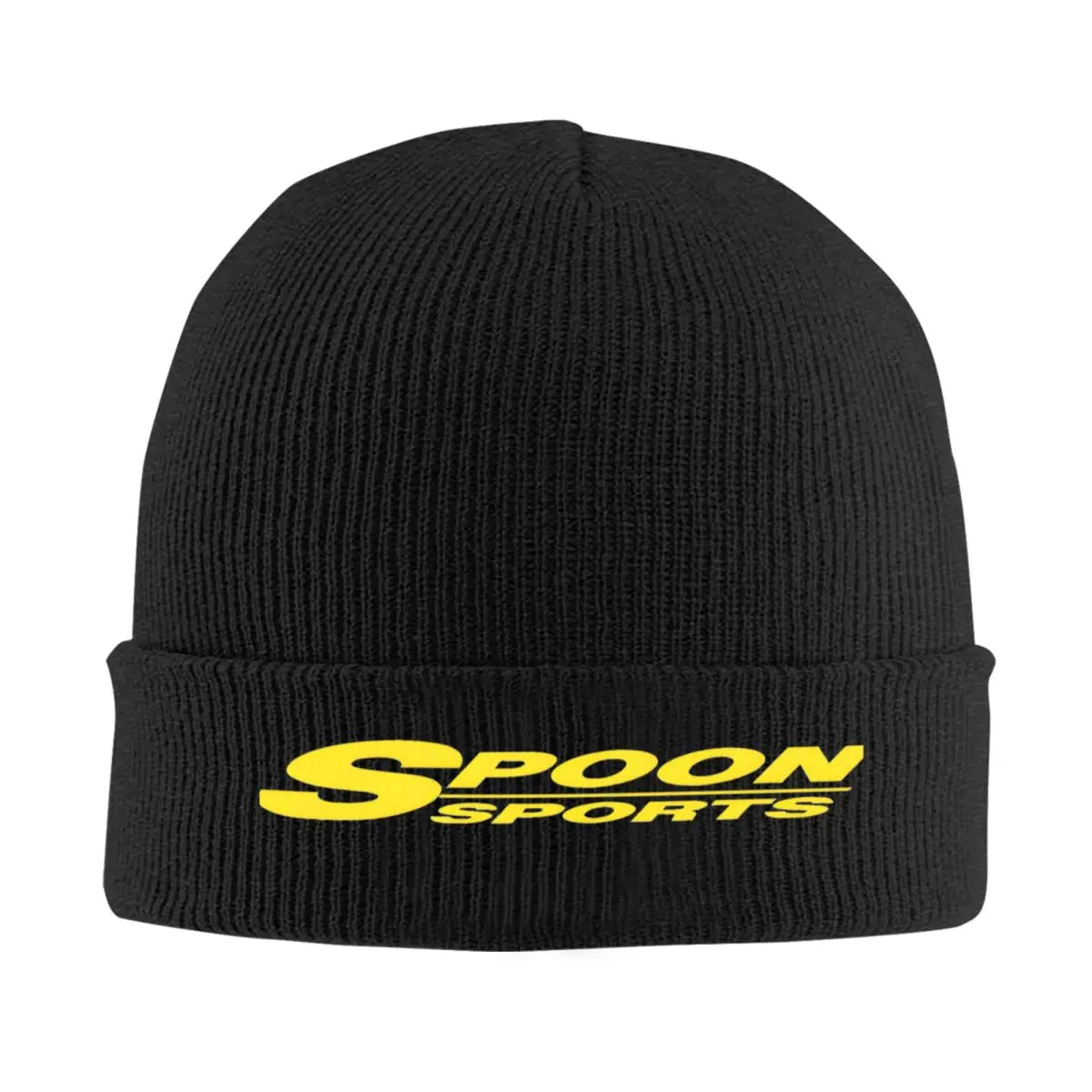 Spoon Sports Hats Autumn Winter Beanie Street Hondaed  Cap Unisex Skullcap