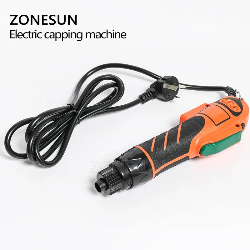 ZONESUN Plastic Bottle Capper 110/220V Hand Held Bottle Capping Tool 10-50mm Cap Screw Capping Machine Manual Capper