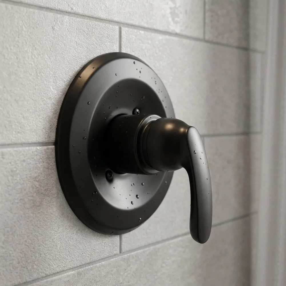 Shower Trim Assembly for Monitor For 600 Series Faucets Stainless Steel Construction RP17443 Handle RP5883 Escutcheon
