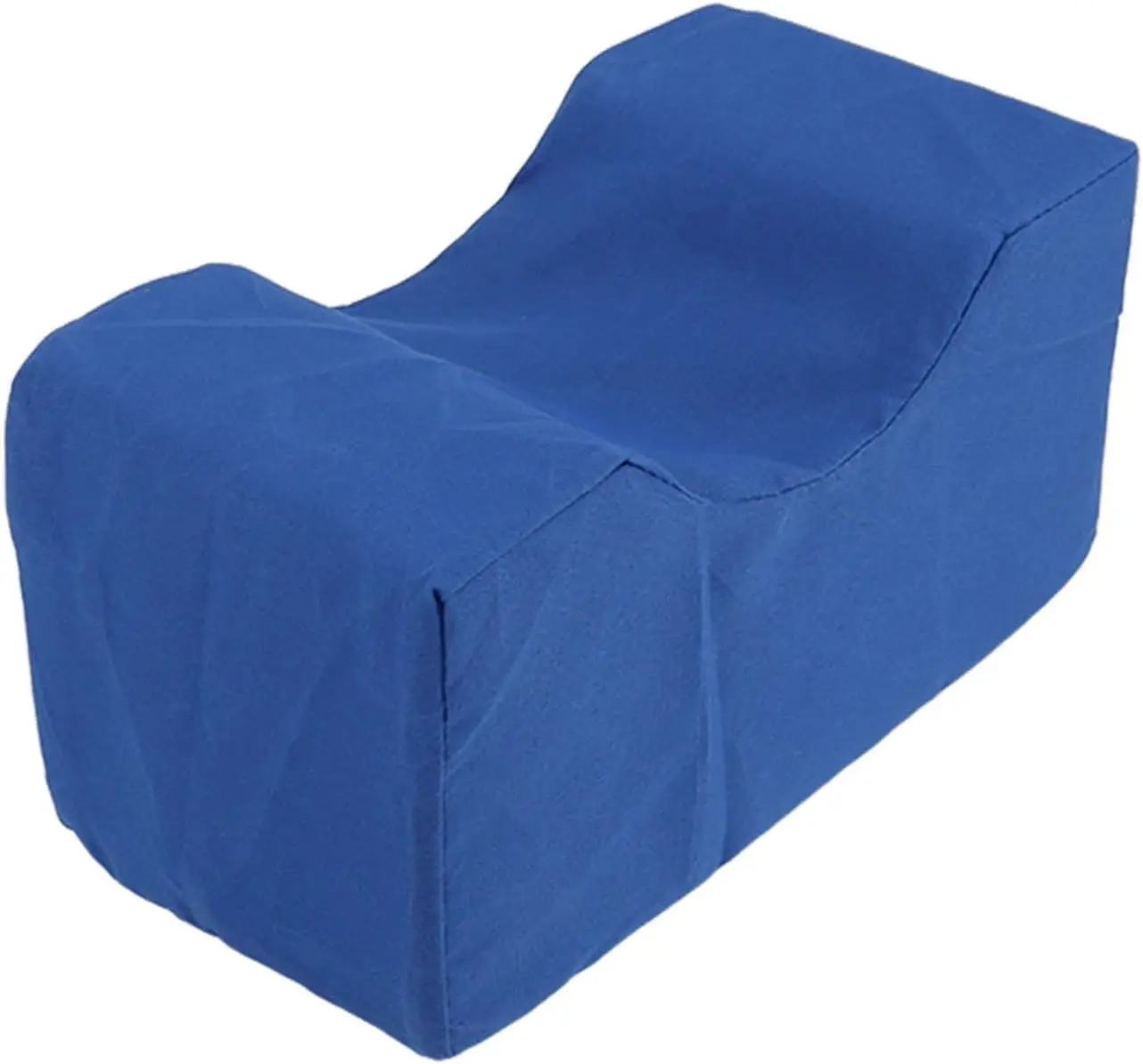 Knee , Sponge Leg Positioner   Bed  Back  with Detachable Washable Cover for Hip Pain  Back Pain Relief (Blue)