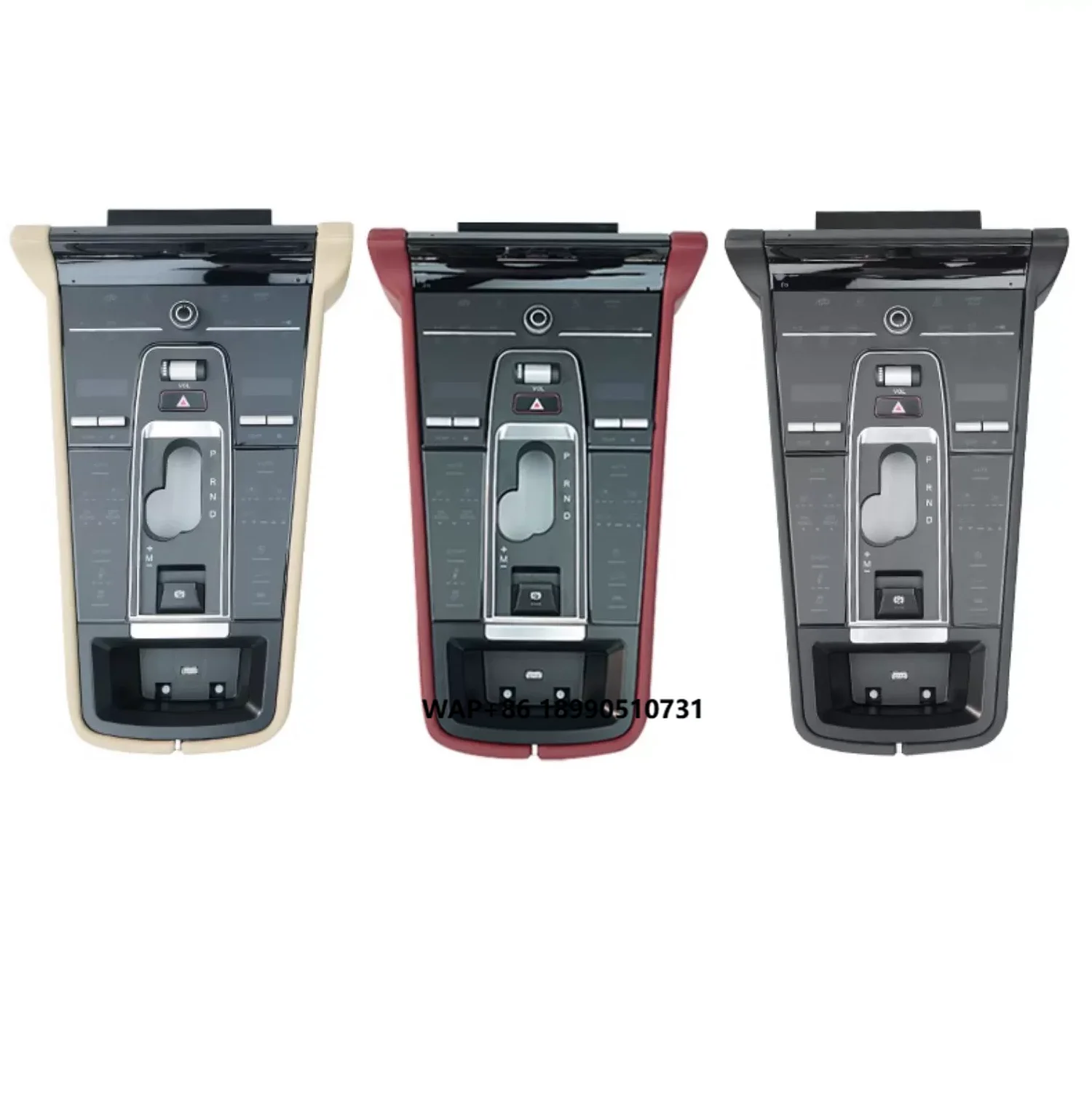 

Center Console Panel HU Car Interior Upgrade Kit for Porsche Cayenne 2010-2017 Multi-function LCD Display