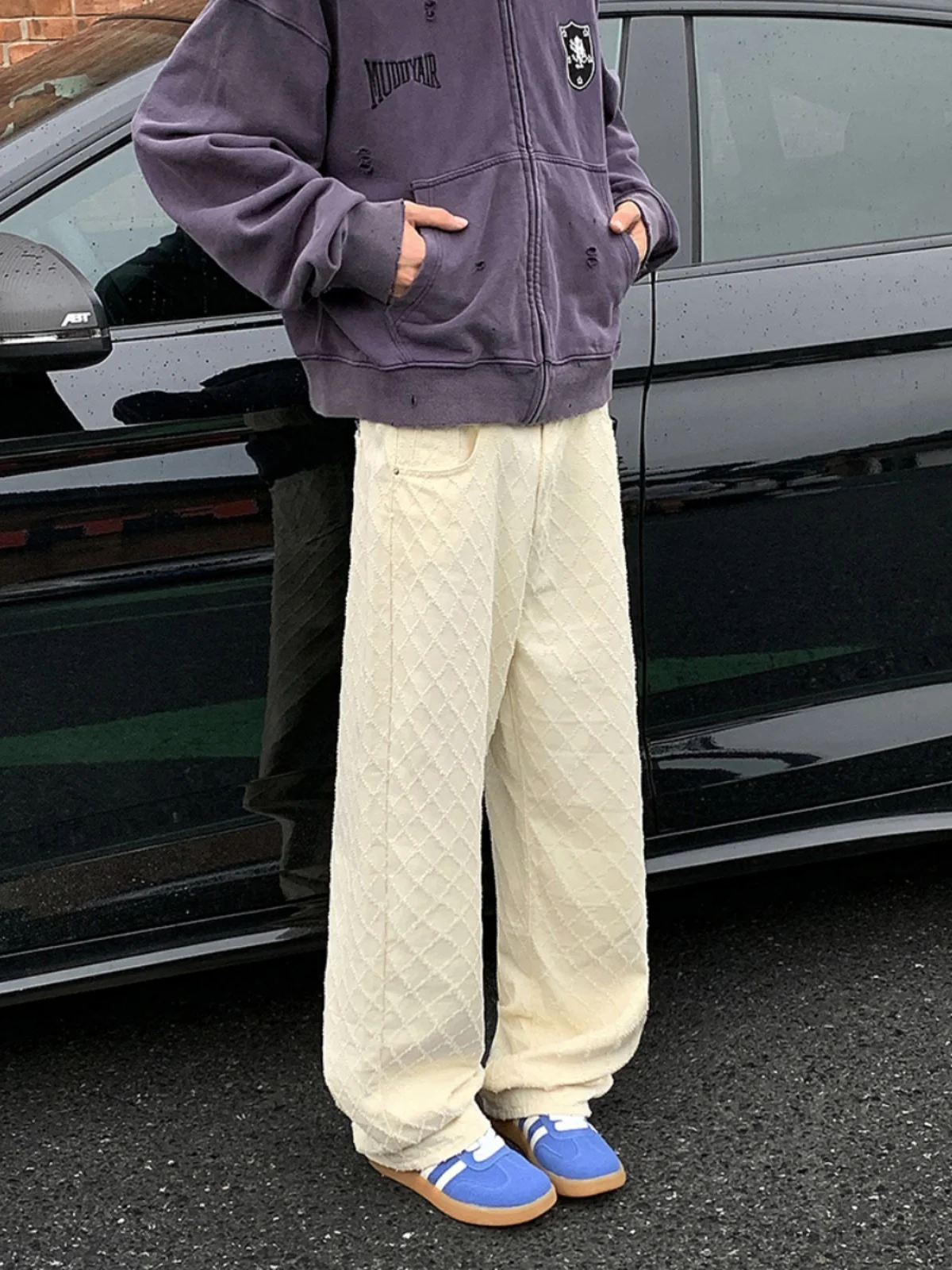 

Мужские джинсы в стиле ретро, прямые, свободные, широкие, повседневные, классические, в стиле CleanFit, для весны и осени