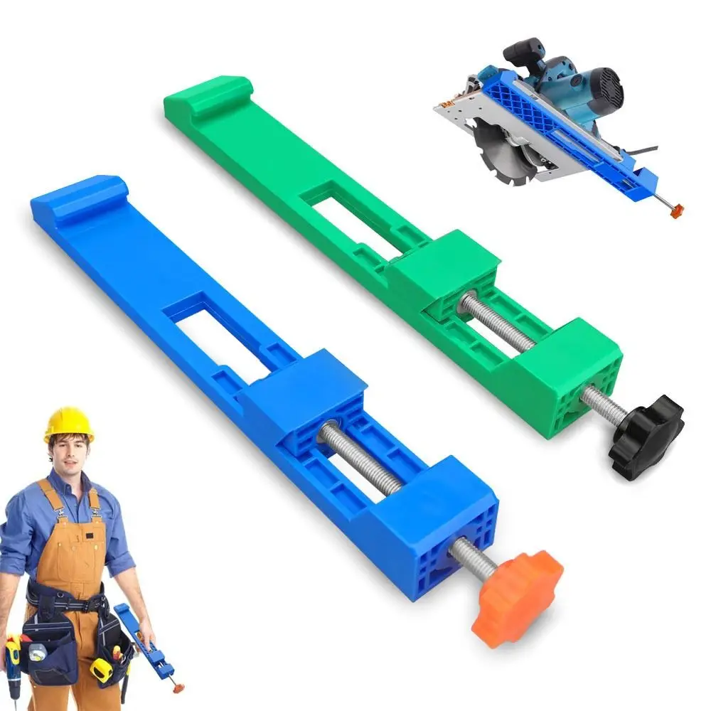 

Adjustable Circular Saw Guide ABS Precision Cutting Machine Base Guide Electric Circular Saw Milling Positioning Clamp