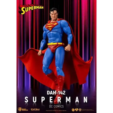 BEASTKINGDOM DC Comics DAH-142 Comics Superman Action Figure Cute and Interesting Toy Surprise Collection Gift in Stock