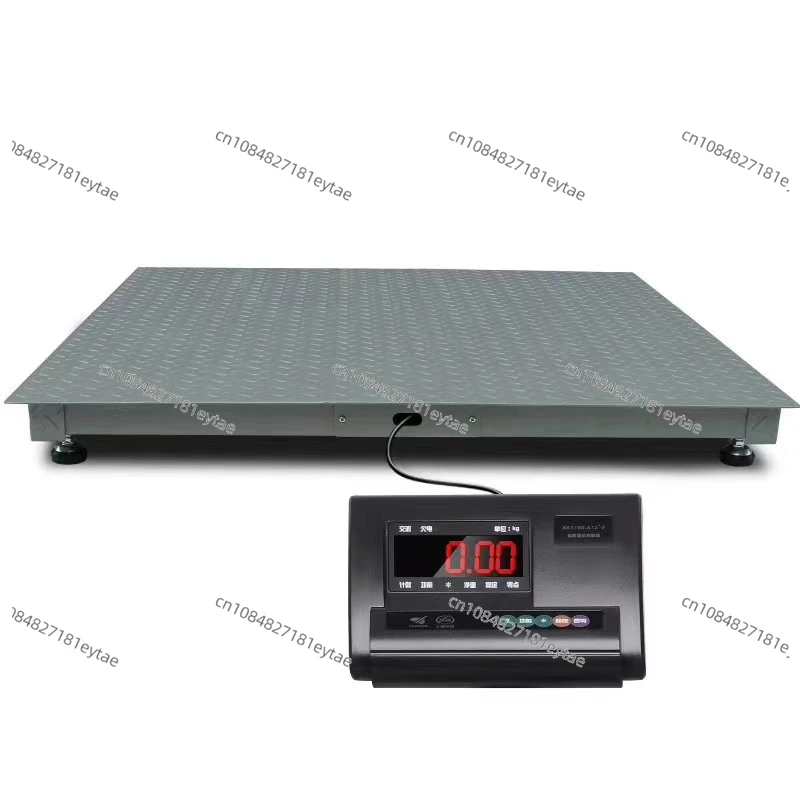 Factory sell electronic digital platform weighing floor scale 1x1m 2t floor scale