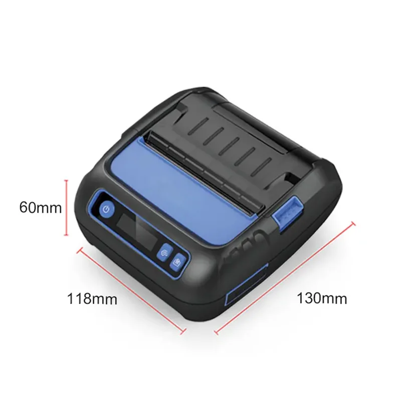 

80mm label small impresora de etiquetas thermal barcode printer blue tooth pocket printer portable for phone