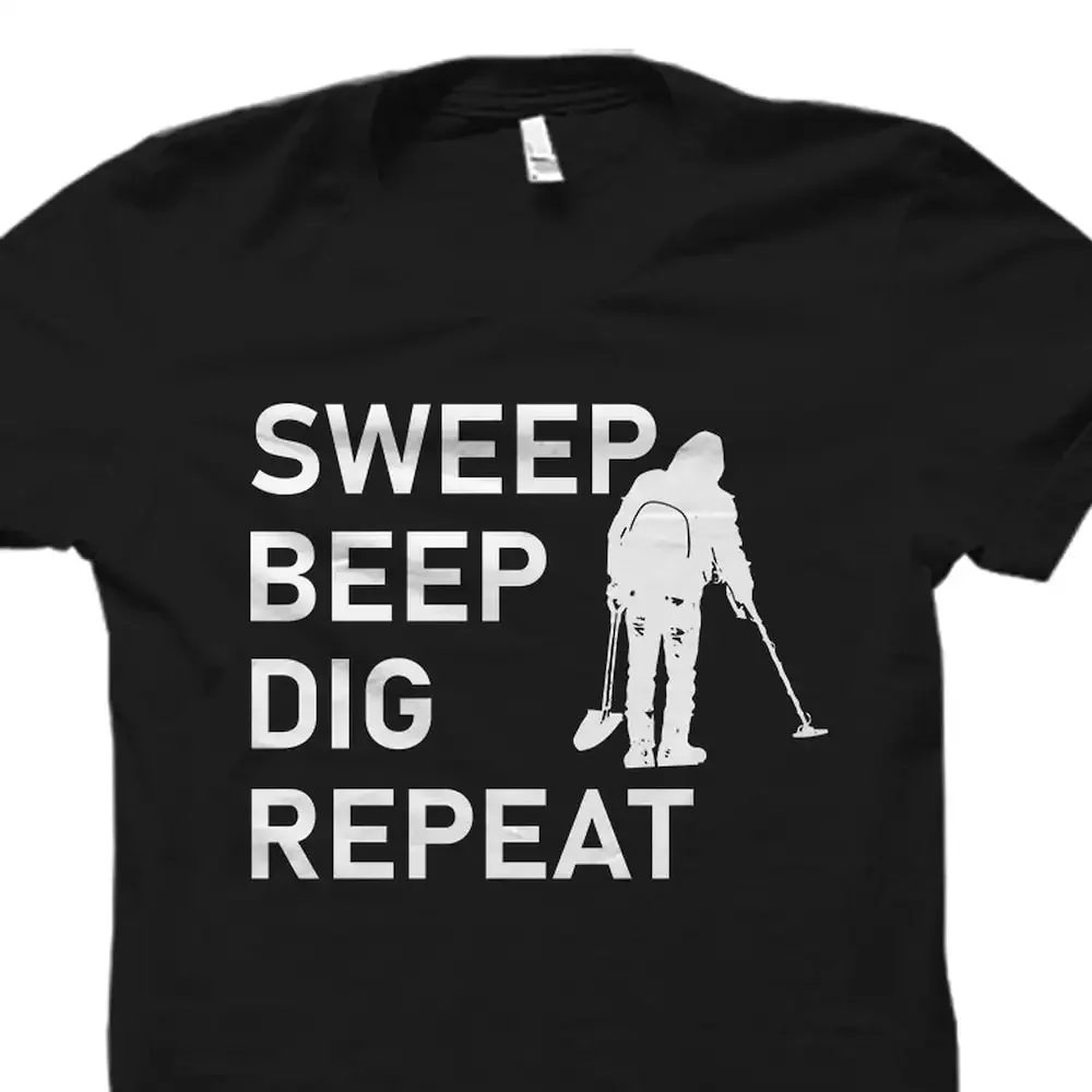 Metal Detecting Detector T Shirt Treasure Hunter Os3125