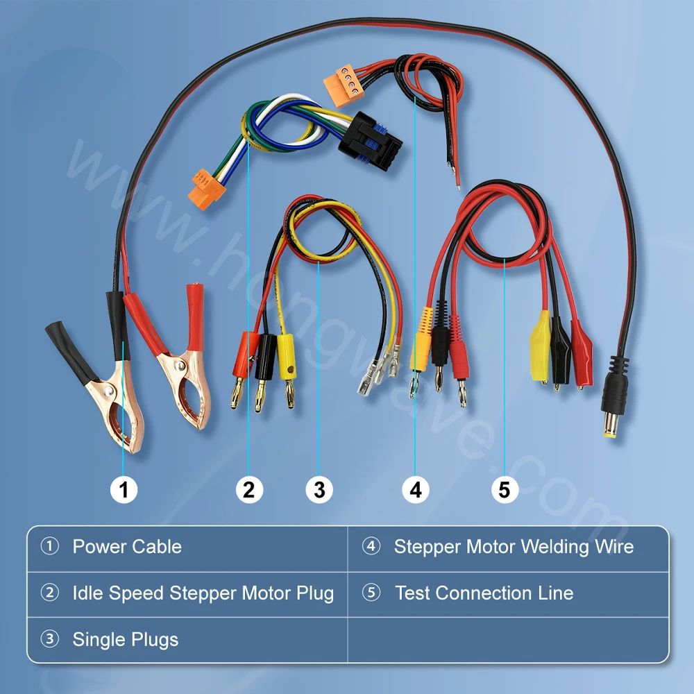 QDB-3A 2A Car Ignition Coil Tester Car Idle Stepper Motor Solenoid Valve Injector Actuator Fault Detector Driver PWM Generator