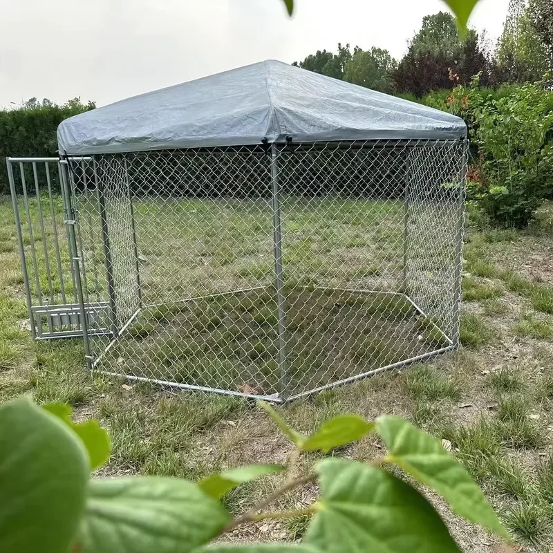 Reliable Quality & Convenient Installation Metal Hexagonal Dog Cage Iron Pet House Sustainable Feature