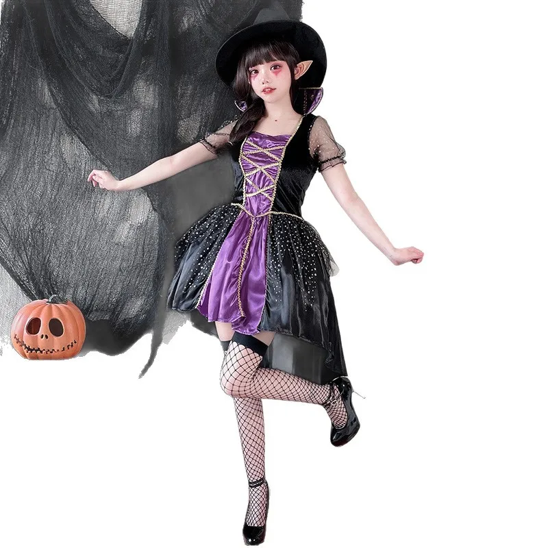 Halloween Adult Costume Witch Costume Vampire Witch Dress Carnival Cosplay Costume