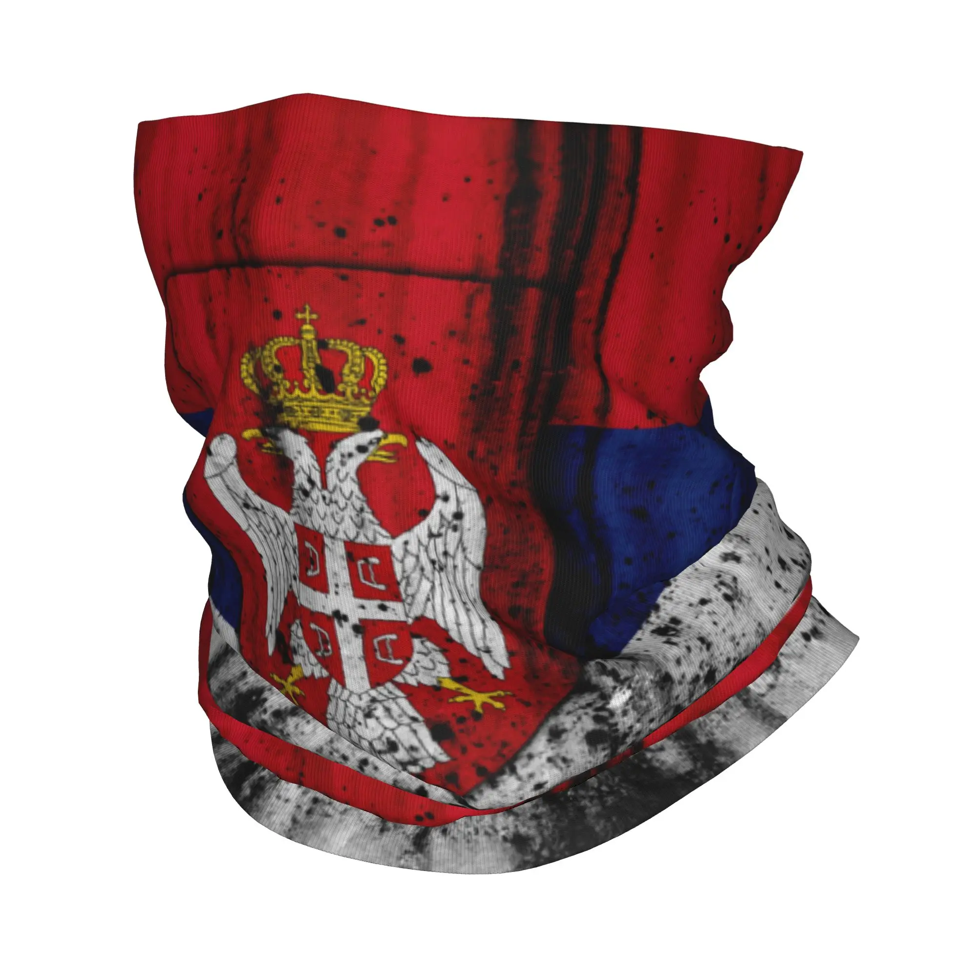 

Винтажная бандана с флагом Сербии на заказ, гетры для лыжной охоты, женский и мужской шарф с запахом, сербская гордая Балаклава, теплая