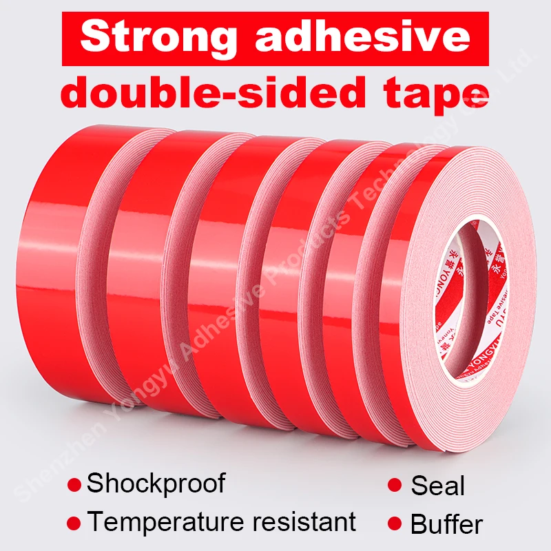 White Foam Double-Sided Tape For Car Decoration To Reduce Collision Shock Absorption Buffering High Adhesion Fixed Wall