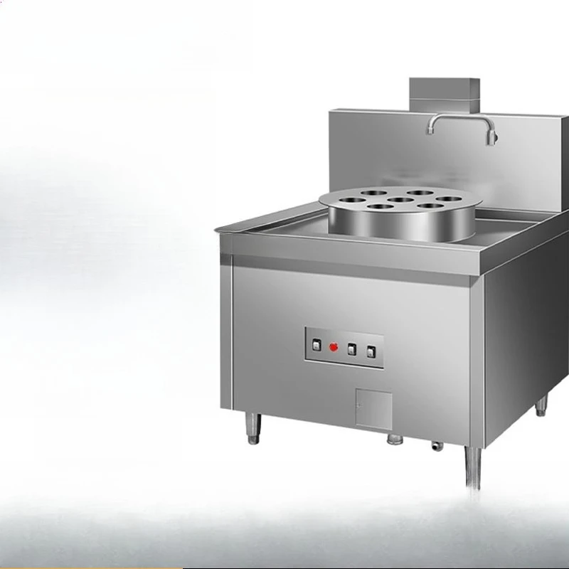 

Commercial steamer stove single and double heads electric steaming rice noodles canteen gas steaming small cage buns steaming st