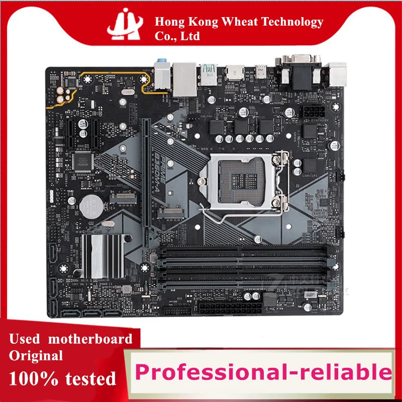 Para intel b360 prime B360M-A placa-mãe usado original 1151 lga1151 ddr4 64gb m.2 sata3 desktop mainboard