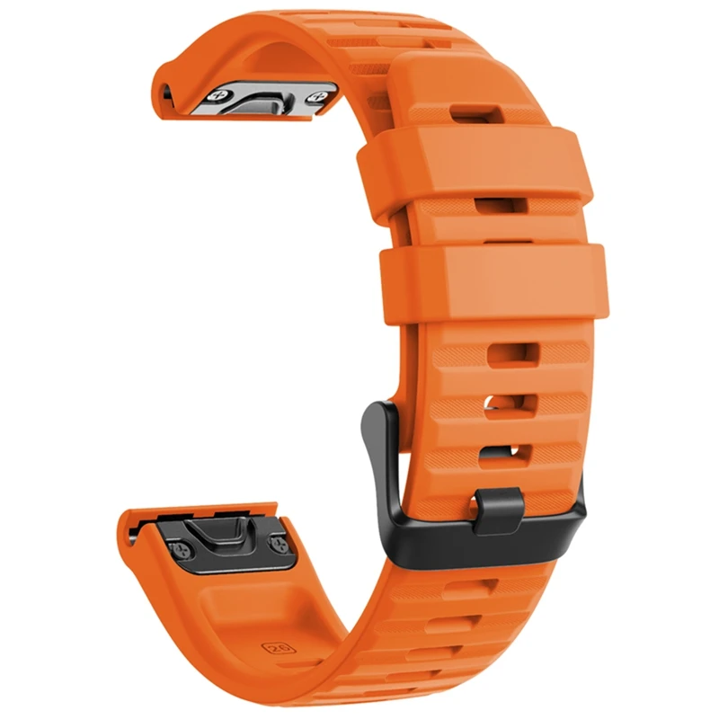 22/26mm Official Silicone Strap For Garmin Epix Pro Gen 2 47mm 51mm/Fenix 7X 7 Pro/Quatix 6 6X 5X D2 bravo Mk2i Strap Bracelet