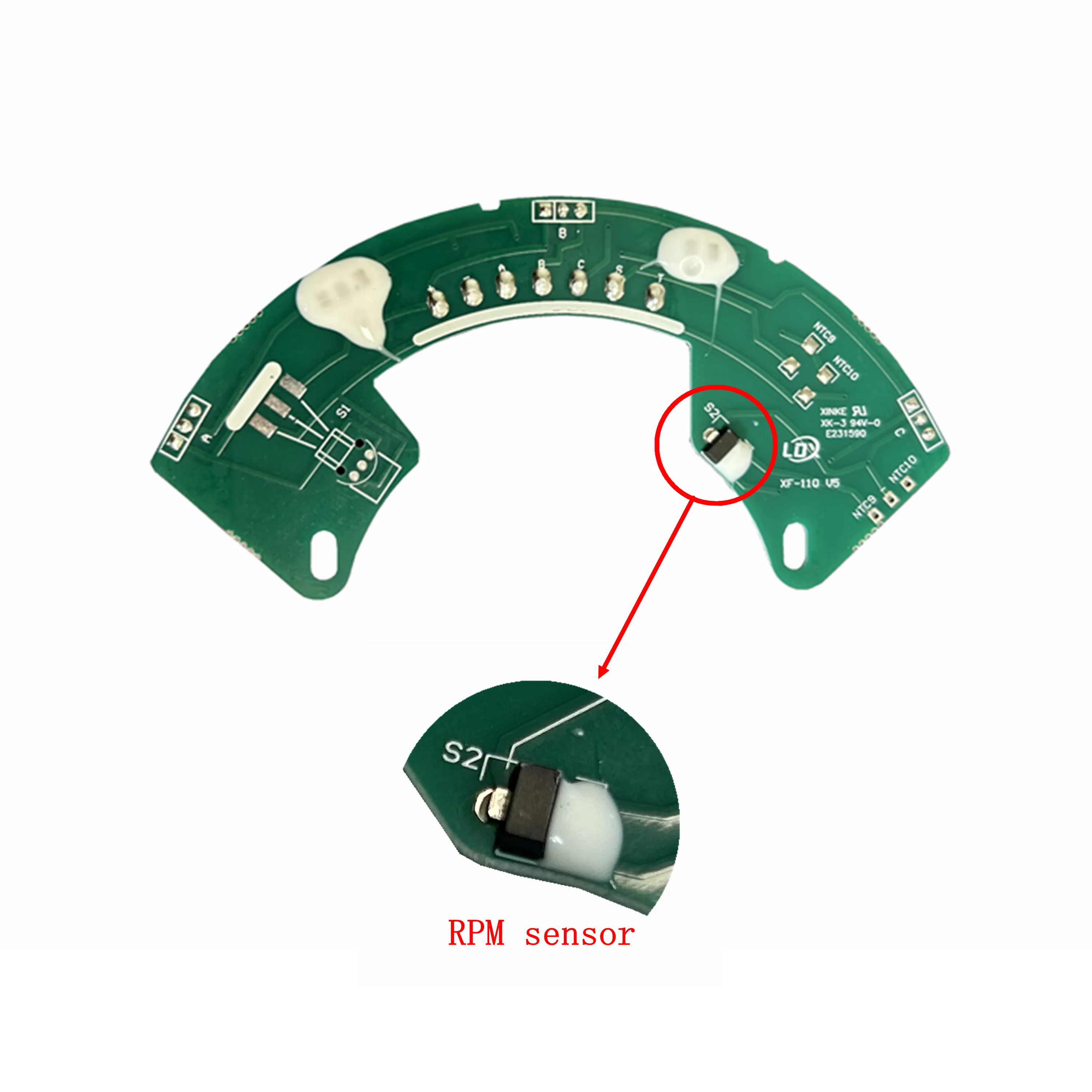 PCB Board Für Bafang G020 Serie Hub Motor Circuit Platte E-Bike Ausgerichtet Motor Ersatzteil FM G020 RM g020 – Detail 2