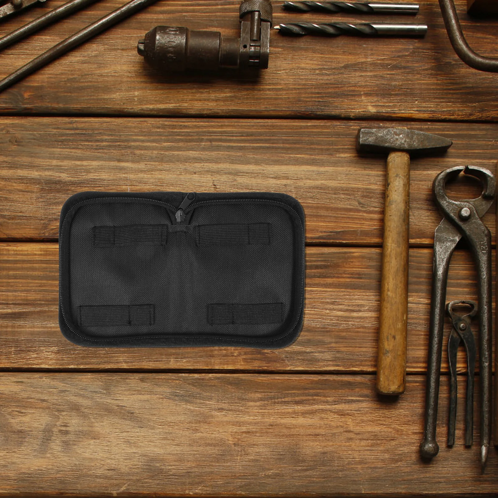 

Multifunctional Tool Pouch Oxford Cloth Zipper Organizer Compact Heavy Duty Storage Bag For Electrician Carpenter Technician