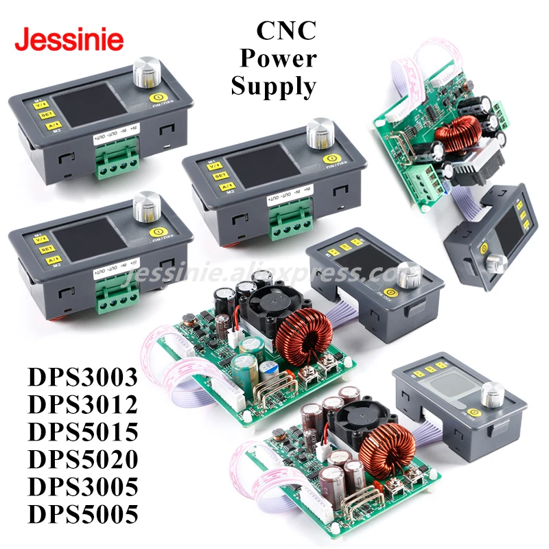 

DPS3003 DPS3012 DPS5015 DPS5020 DPS3005 DPS5005 DC 30V 50V CNC Digital Adjustable Step-Down Buck Converter Power Supply Module