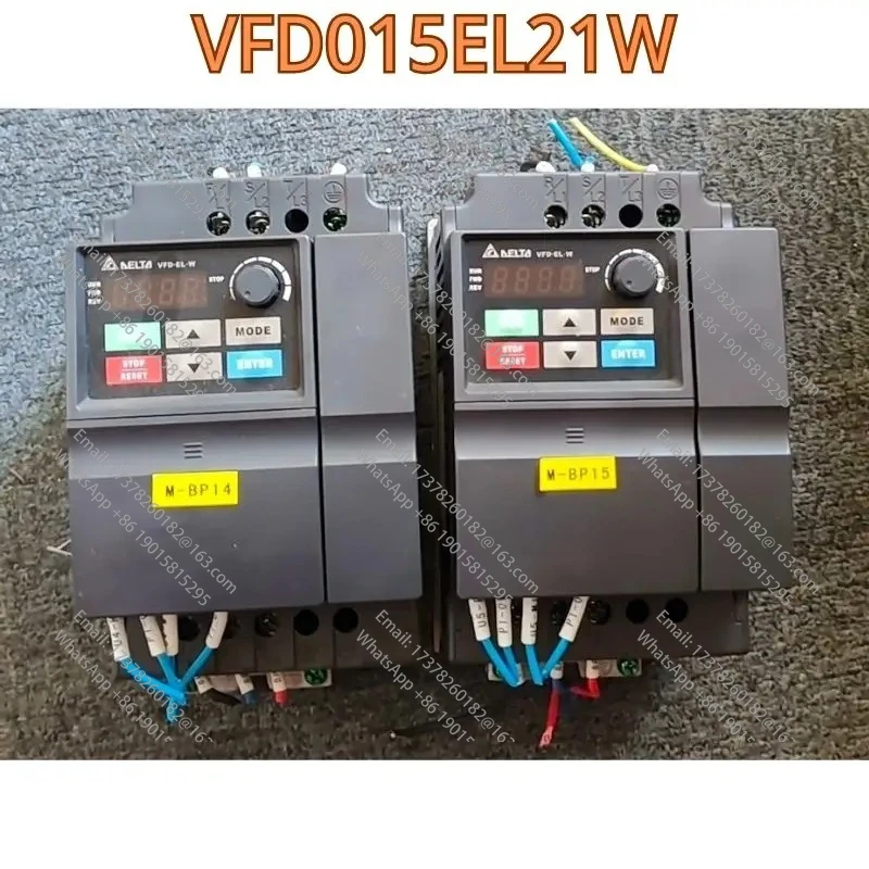 

Second hand VFD015EL21W frequency converter function test OK, fast delivery