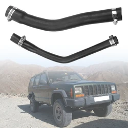 52100131AD, 52100132AB For 1997 -2001 Jeep XJ Cherokee Filler and Vent Fuel / Gas Hoses w/ 4 Clamps