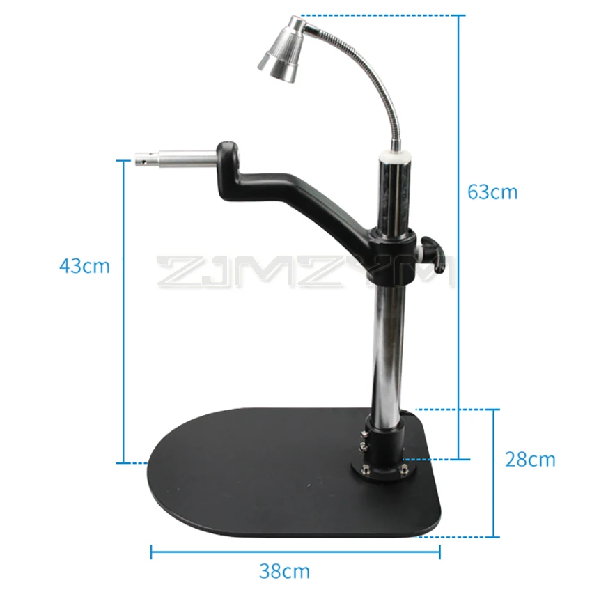 Simple Ophthalmic Phoropter Arm Bracket Table Stand with Top Lamp Vision Tester Support Desktop Use Lifting Stand with Light